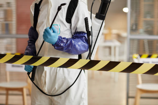 Professional Biohazard technician working in Newark, NY